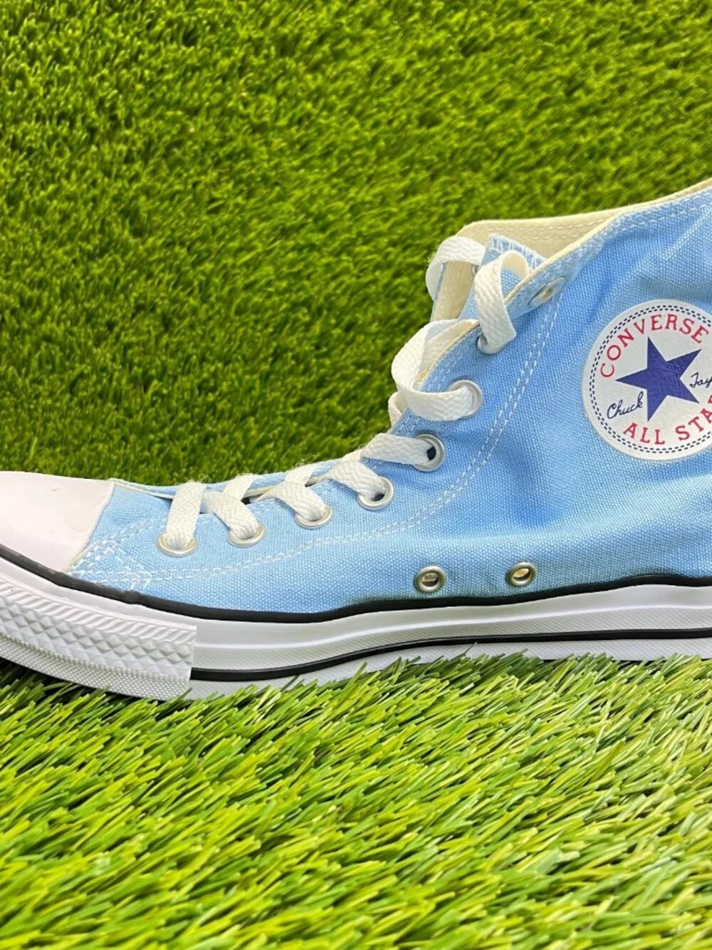 Converse Chuck Taylor All Star Hi Mens Size 8 Blue Athletic Skate Shoes Sneakers - Picture 3 of 11